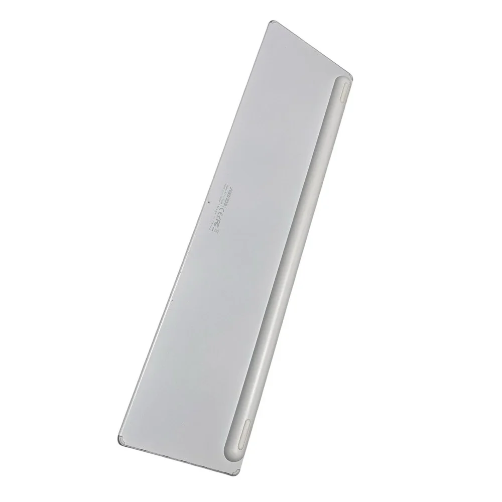 Seenda Wireless Bluetooth Keyboard No Cords White Silver‎